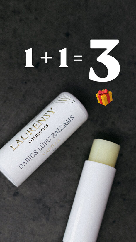 LŪPU BALZĀMS 1+1=3